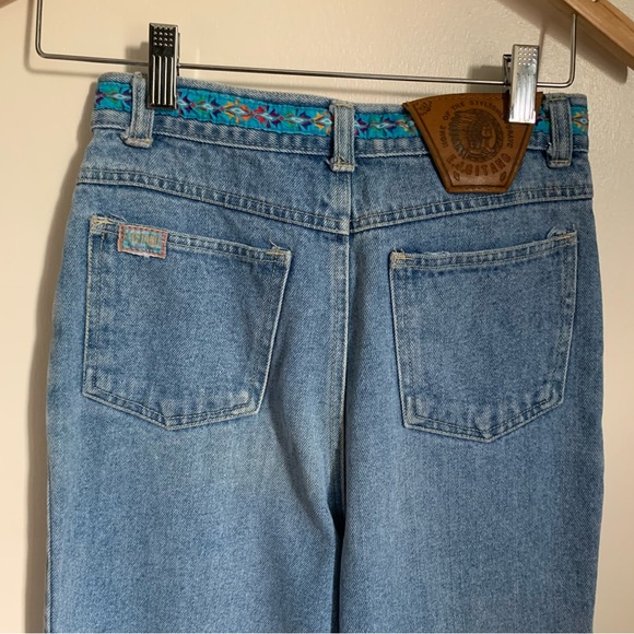 Vintage Gitano Jeans and Shirt Set Western Beaded Youth 9/10 11/12 Stampede - Picture 10 of 13